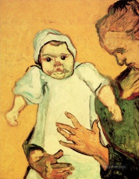 catharina hooft with her nurse Painting - Mother Roulin with Her Baby 2 Vincent van Gogh